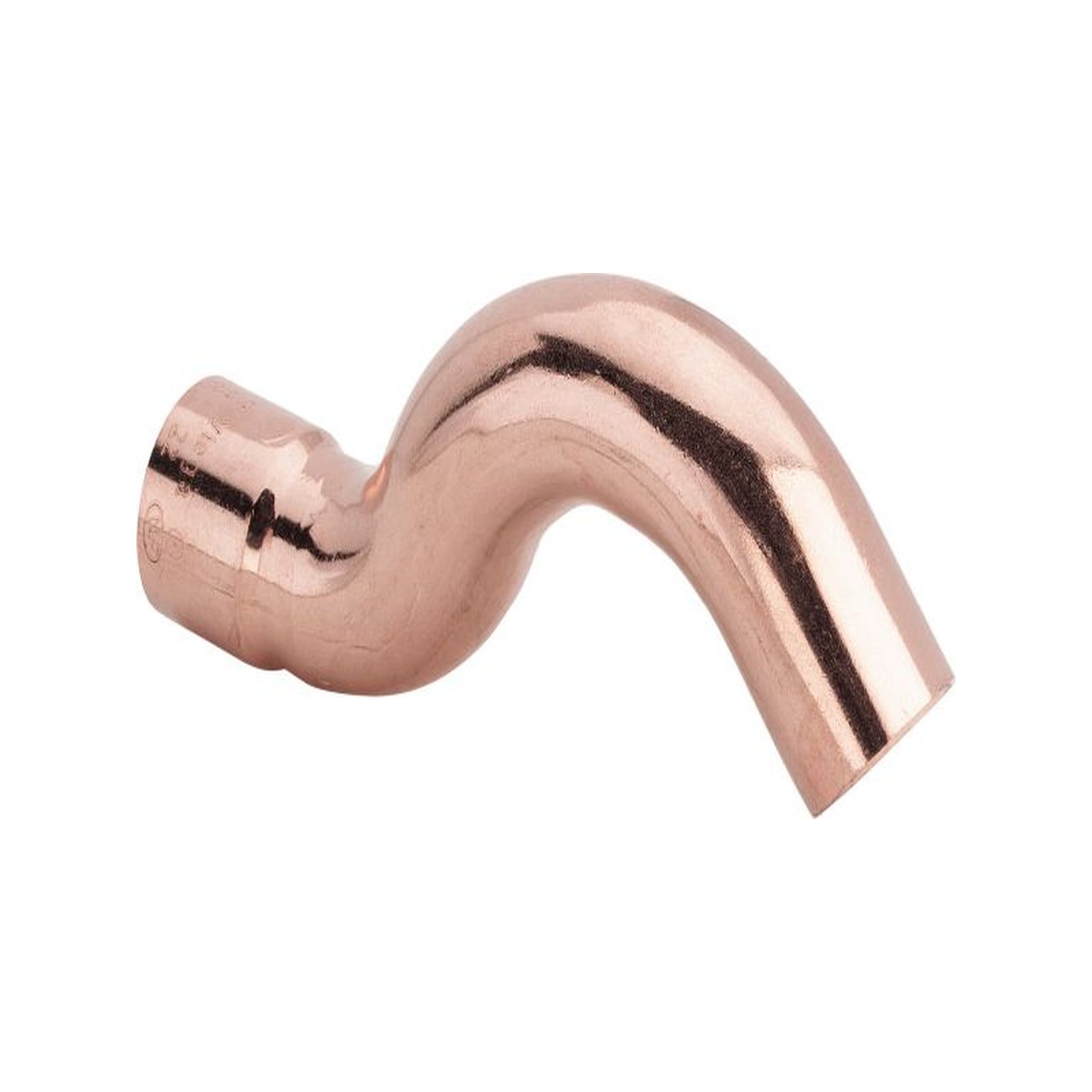 Kupfer-Ueberbogen 95086 22mm, mit 1 Muffe, p.Stueck