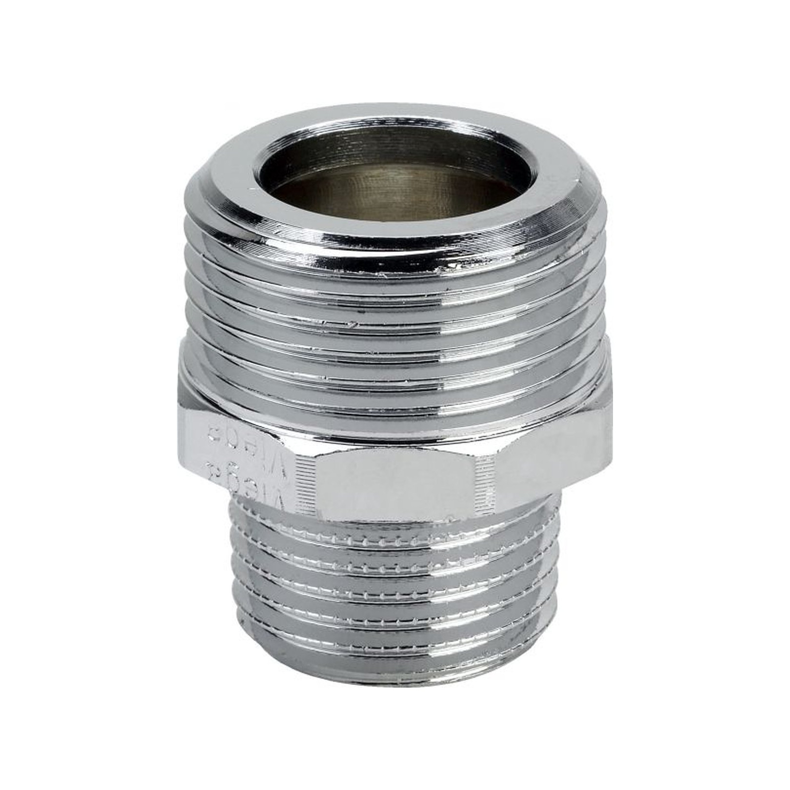 Viega Rotguss-Gewindestutzen 3247 3-4x1-2 Zoll verchromt 448189