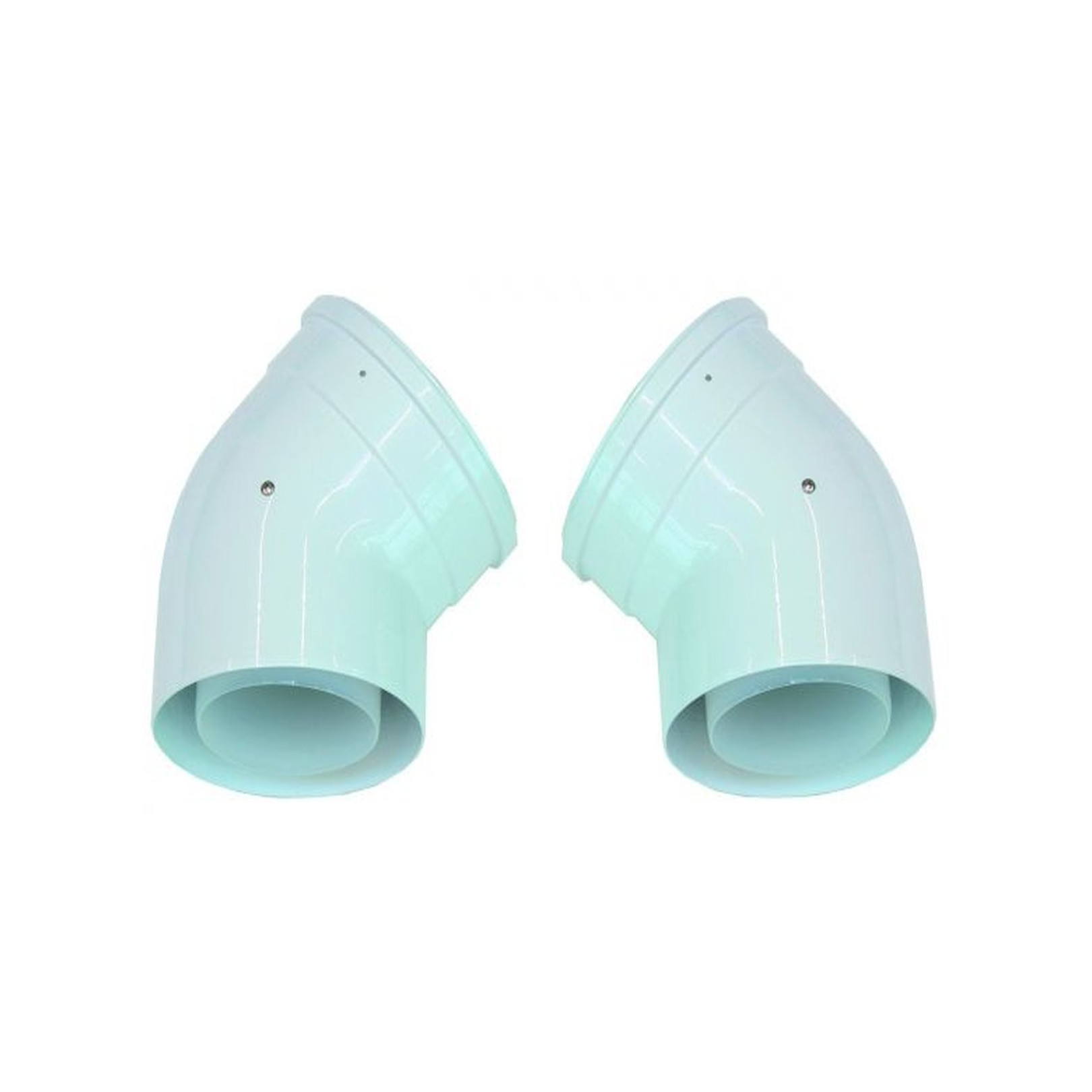 Vaillant Bogen 45 Grad 2 Stück konzentrisch 110 160 mm PP Kunststoff 0020106379