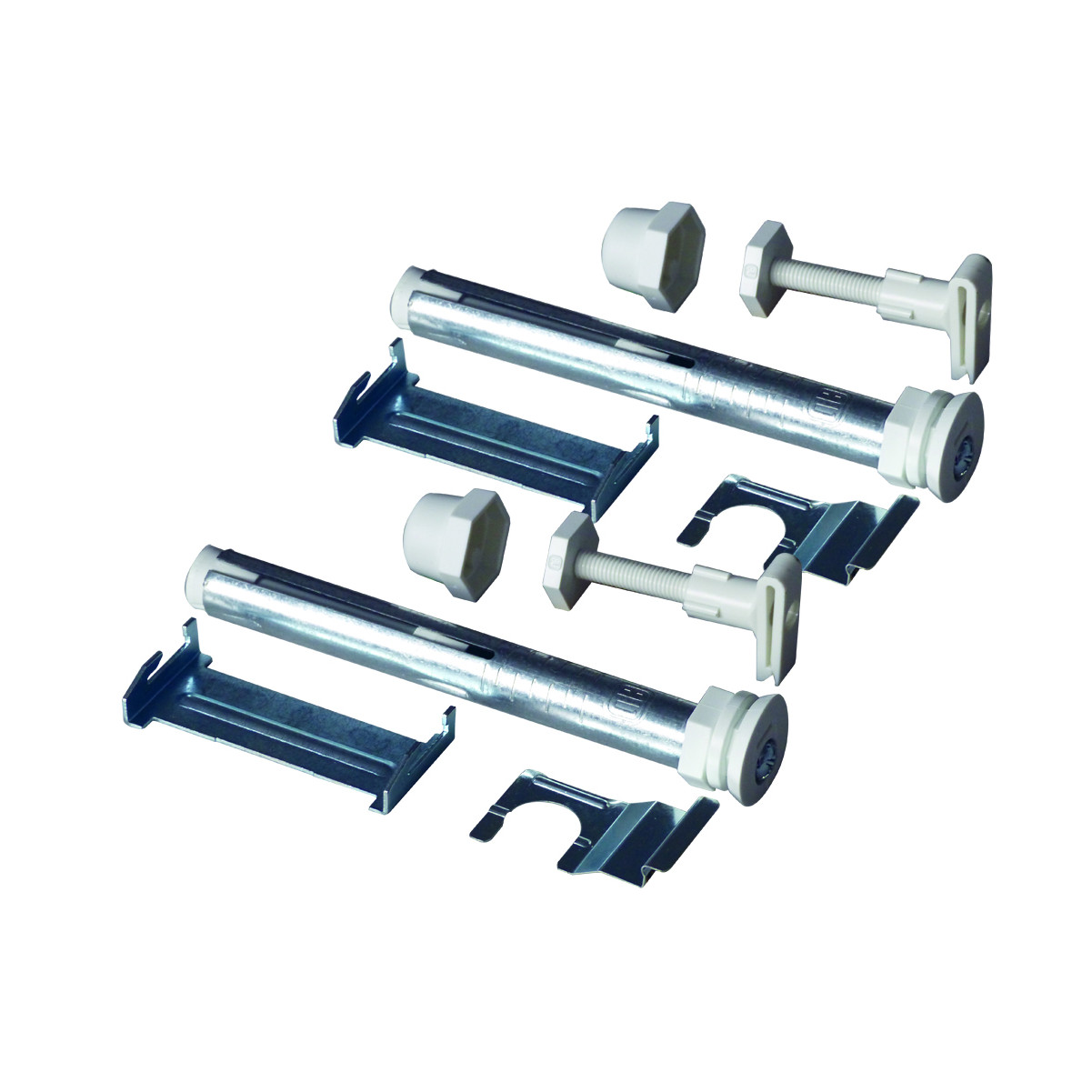 Purmo Bohrkonsolenset Laschen-Heizkörper 160mm 2er Aushebesicherung AZ03FT004000N73
