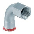Geberit Pressfitting Mapress C-Stahl Übergangsbogen 90Grad IG d15 Rp1-2 verzinkt 20553