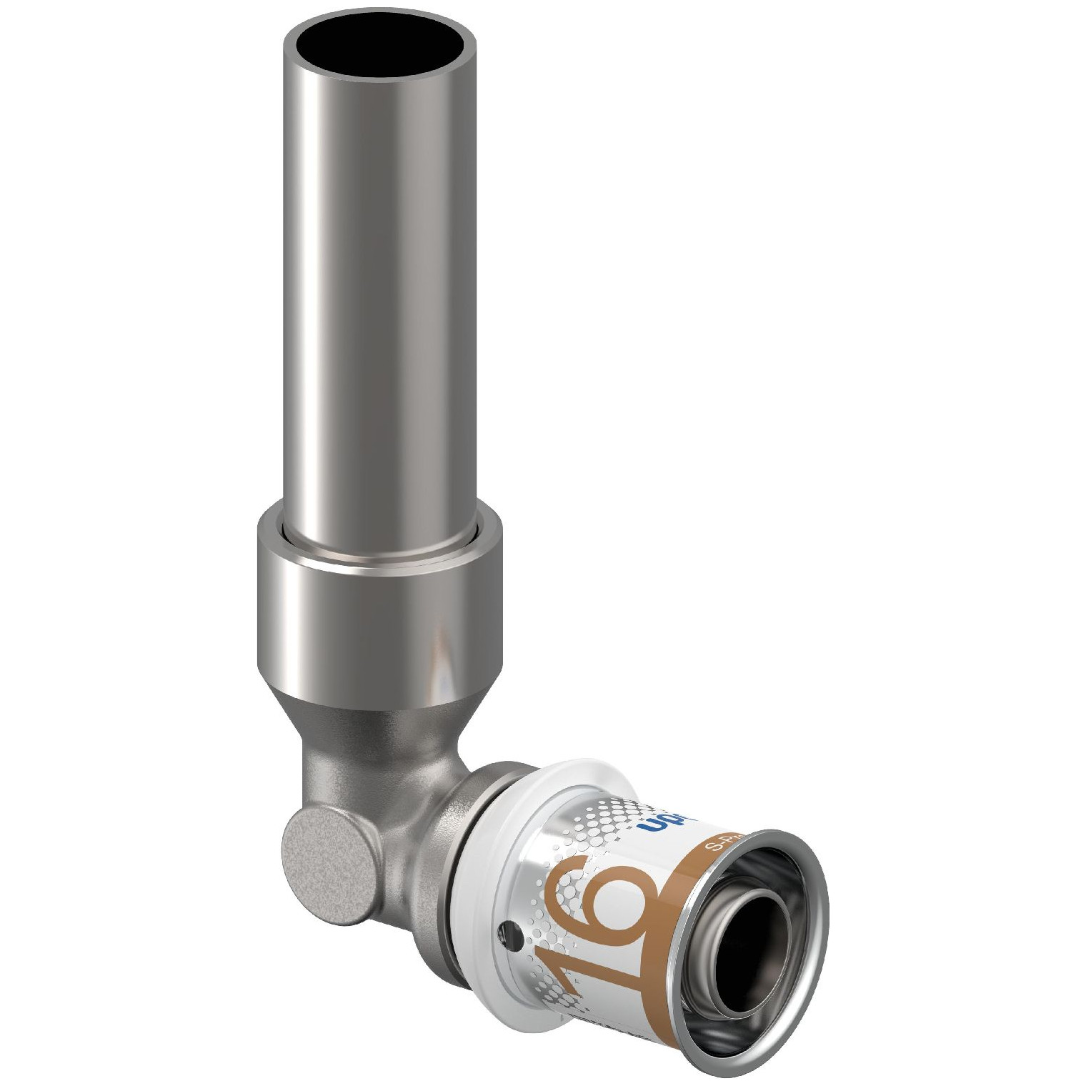 Uponor S-Press PLUS Anschlusswinkel 16mm 15mm Heizkörper Pressfitting PPSU Messing Edelstahl 1000mm 1070679