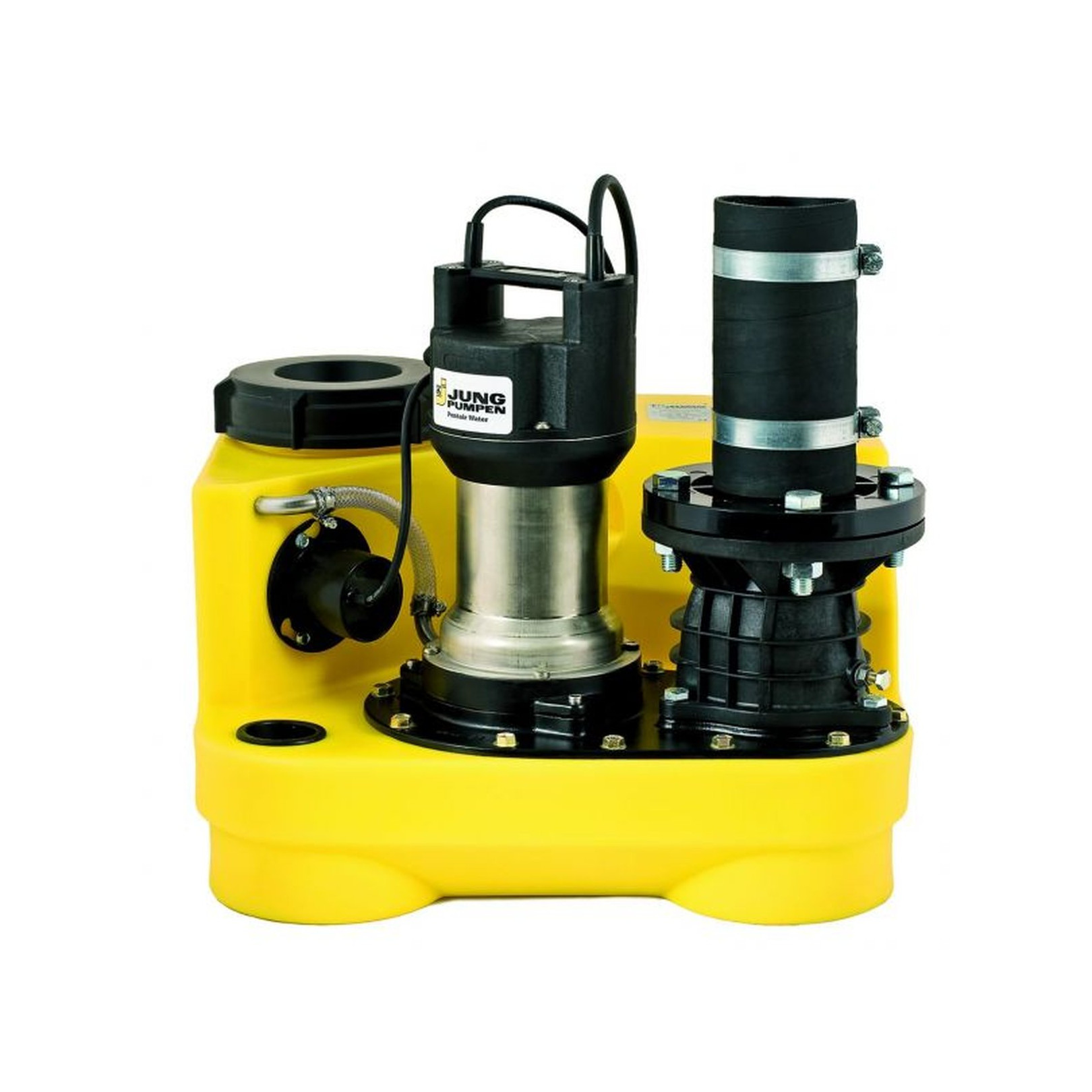 Jung Fäkalienhebeanlage Compli 300 E WC Haushaltspumpe 230 V 50 l 50 mm Durchgang Rückschlagklappe JP50076