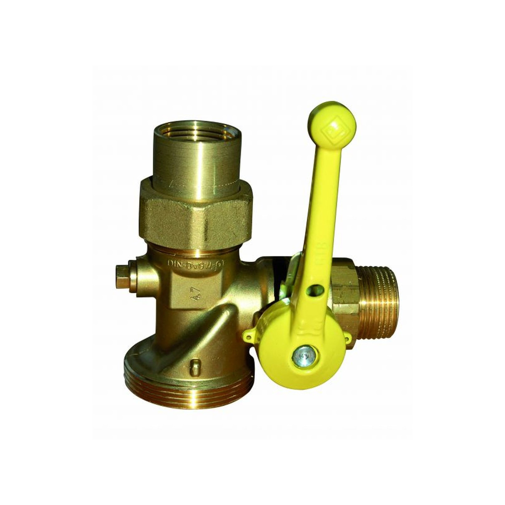 Aalberts Gas-Kugelhahn SEPPELFR.5423 DN25 Einrohrzähler Prüfschraube 0210350