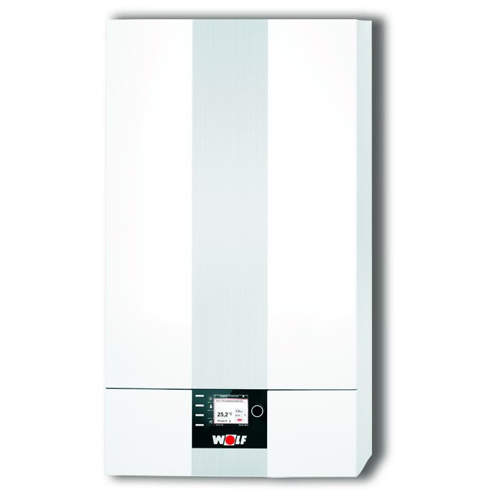 WOLF Gasbrennwert-Kombitherme CGB-2-K-24 ComfortLine 24kW Hocheffizienzpumpe Warmwasserbereitung 8615012