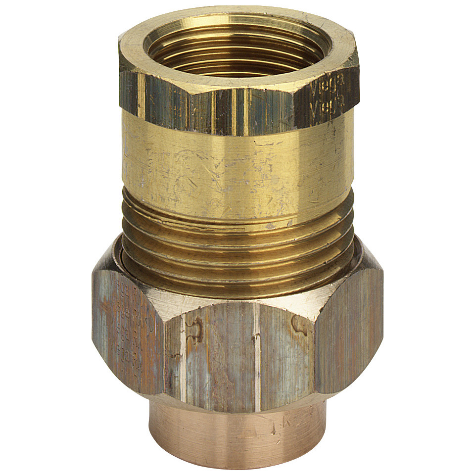 Viega Rotguss Rohrverschraubung 94340 G 18x3-4 IG konischdichtend Mehrkant 109295