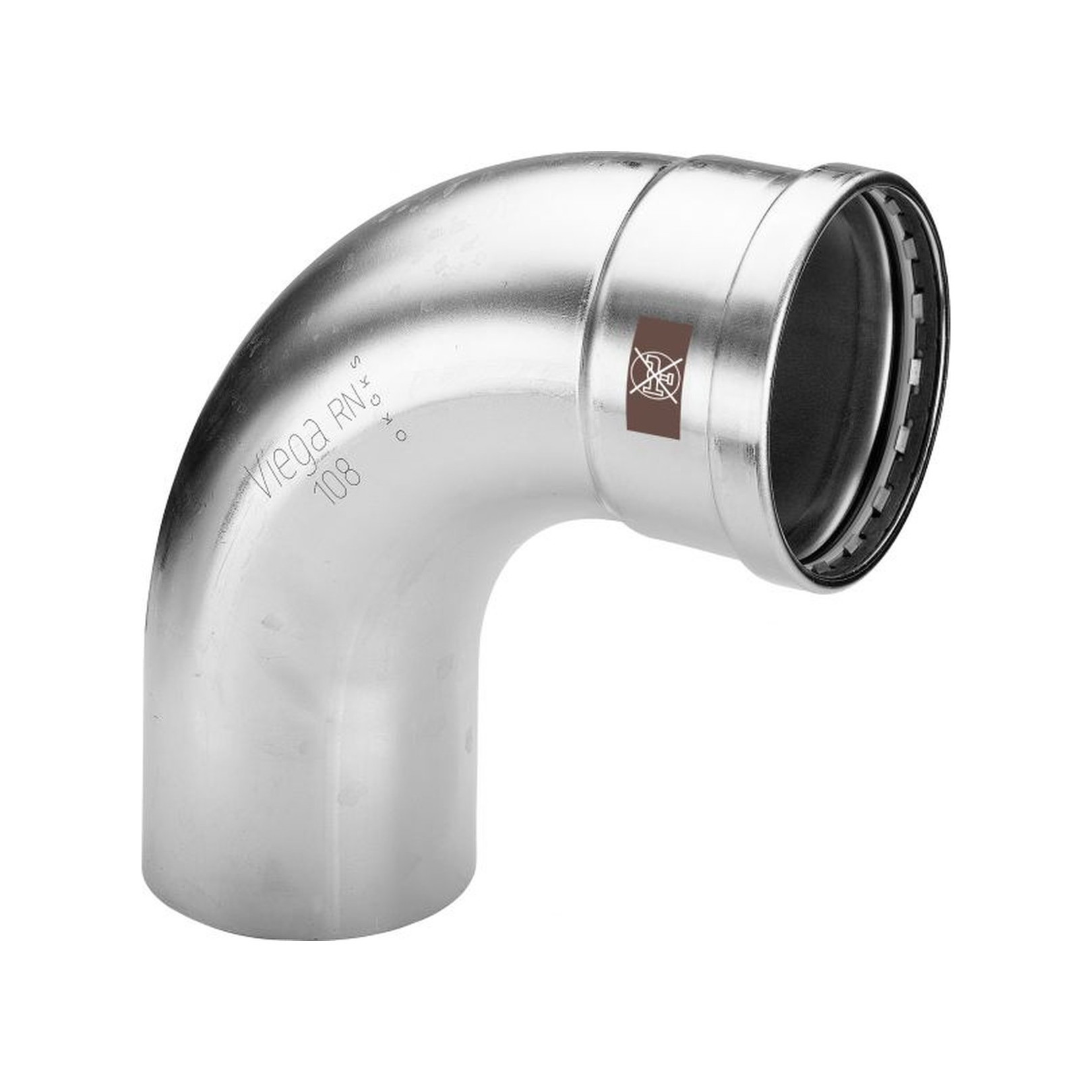 Viega Temponox XL 1716.1XL Bogen 90 Grad 108mm Edelstahl SC-Contur 809829