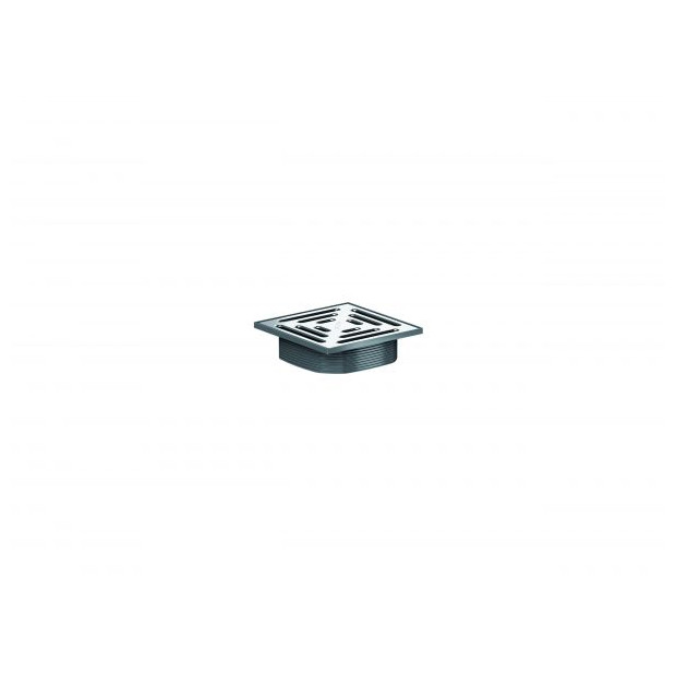 Dallmer Aufsatz DallDrain Pure 150x150 mm Edelstahlrost Kunststoffrahmen 517166
