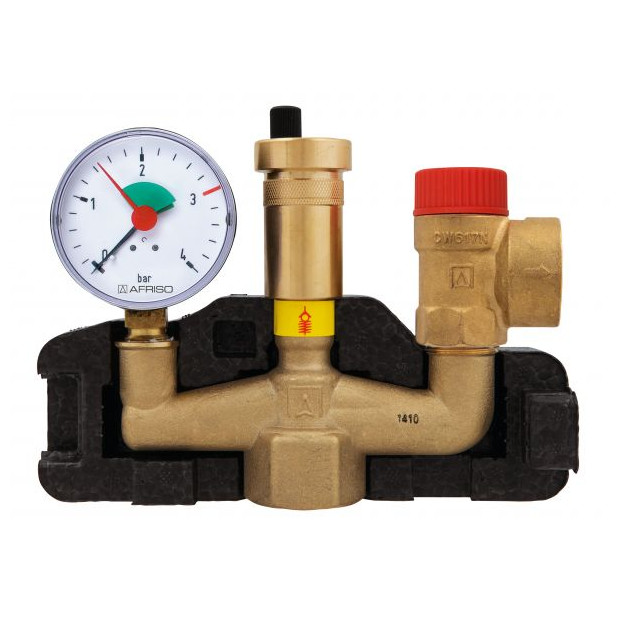 AFRISO Kesselsicherungsgruppe KSG Maxi 3 bar Isolierung G1 Heizungszubehör 77581