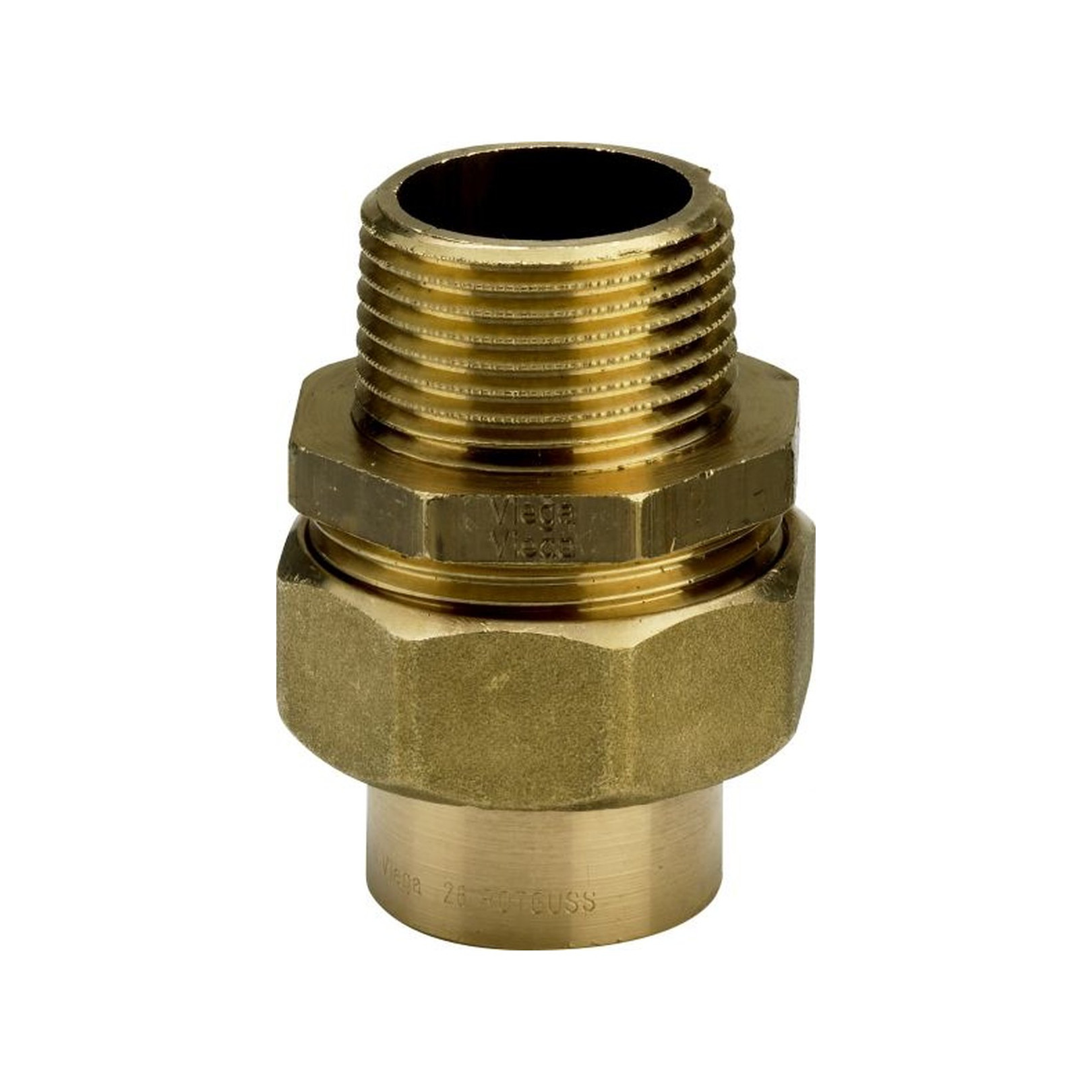 Viega Rohrverschraubung 94343G G 22x3-4AG konischdichtend Rotguss 102685