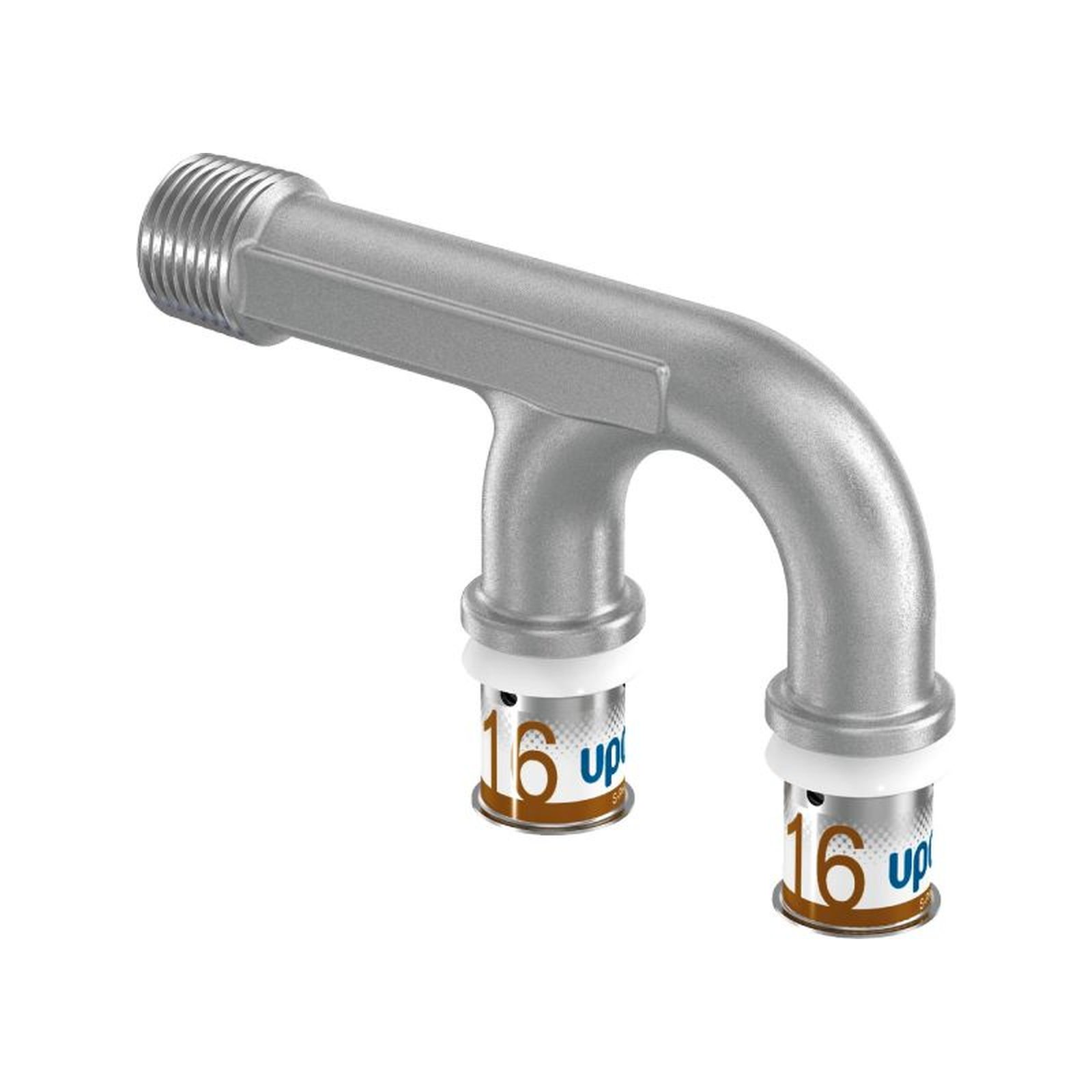 Uponor S-Press PLUS U-Armaturenanschluss 20 mm DN20 3/4 AG Pressmuffe Messing verzinnt 1070637