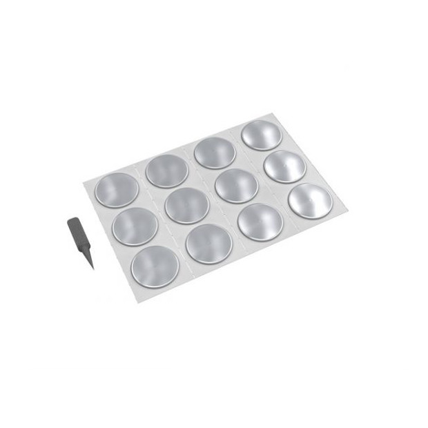 MEPA Abdichtungsmaterial Aquaproof Bohrloch-Dichtset Butyl selbstklebend 12 Pads 180092