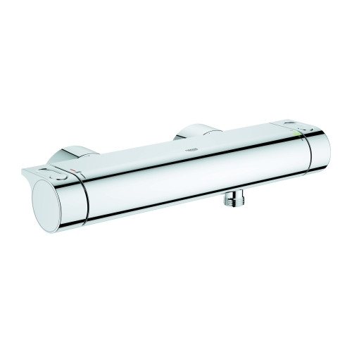 Grohe Thermostat Brausebatterie Grohtherm 2000 Wandmontage CoolTouch SafeStop EcoButton Chrom 34169001