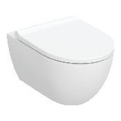 Geberit WC-Set Acanto Wand-WC Tiefspüler TurboFlush KeraTect Duroplast WC-Sitz 502774008