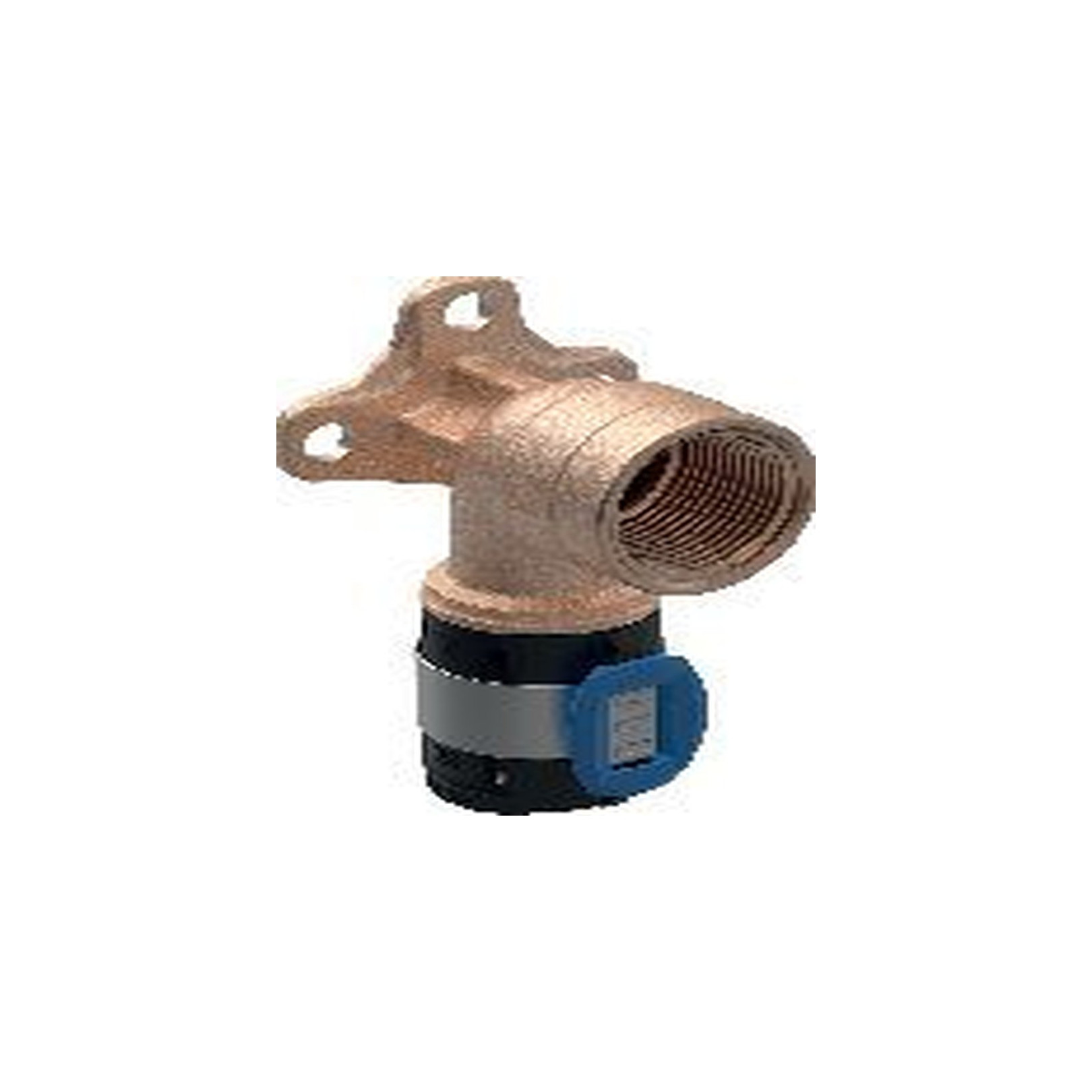 Geberit Anschlusswinkel FlowFit 90 Grad Rotguss 20 mm Rp 1/2 Zoll Pressindikator 620761001