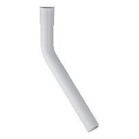 Geberit Spülbogenverlängerung 45Gr 30x10 cm Steckmuffe weiß-alpin d44 118020111