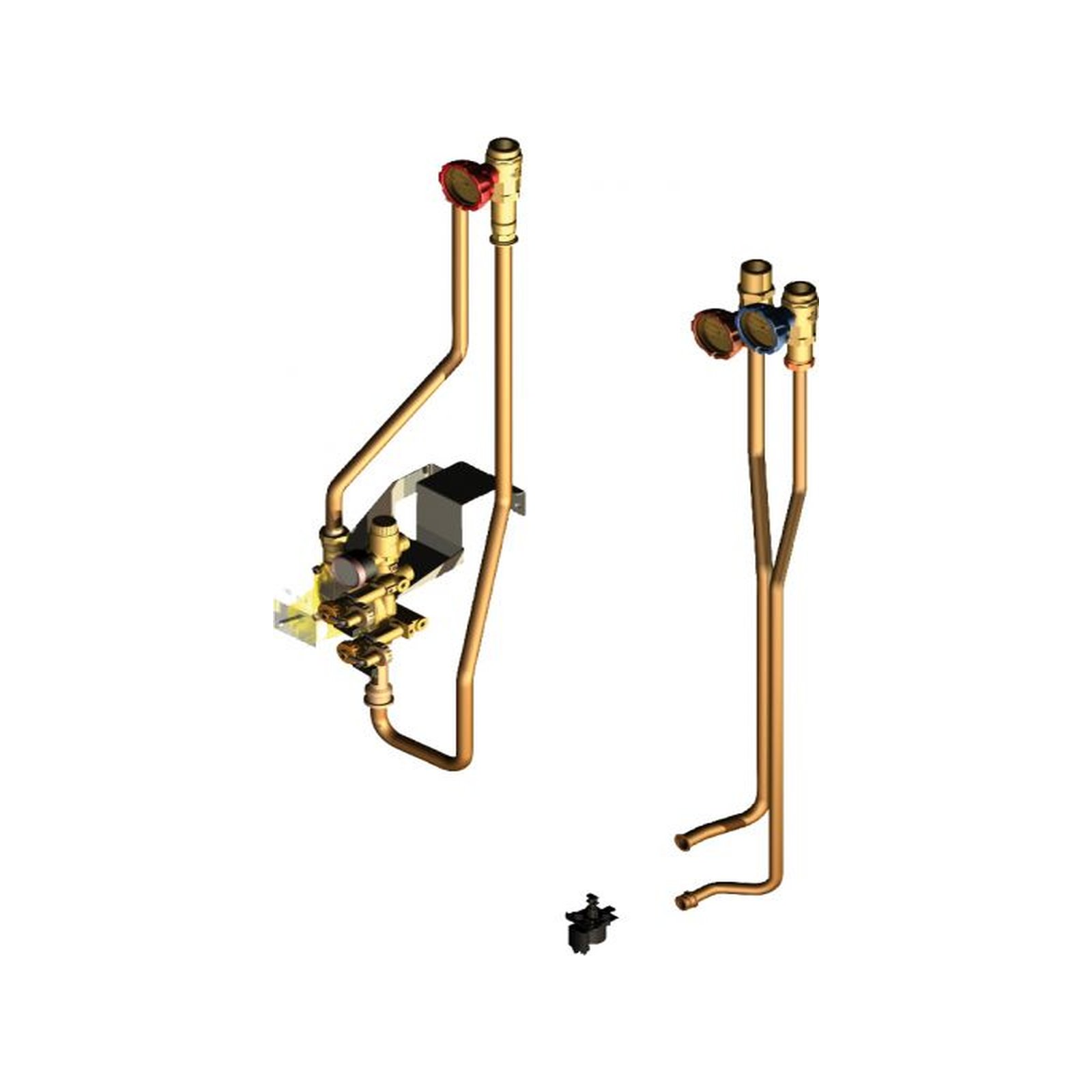 Junkers Anschlusssatz CS 15 Pufferspeicher solare Heizungsunterstützung Pumpenbaugruppe Mischventil 7738112117