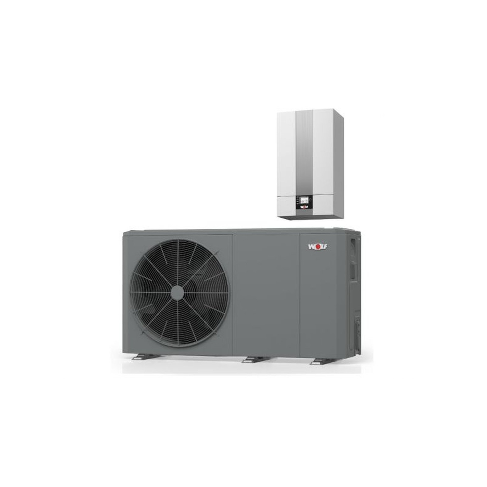 WOLF Luft/Wasser-Wärmepumpe FHA-14/17 Monoblock modulierend 6 kW E-Heizelement R32 9148038
