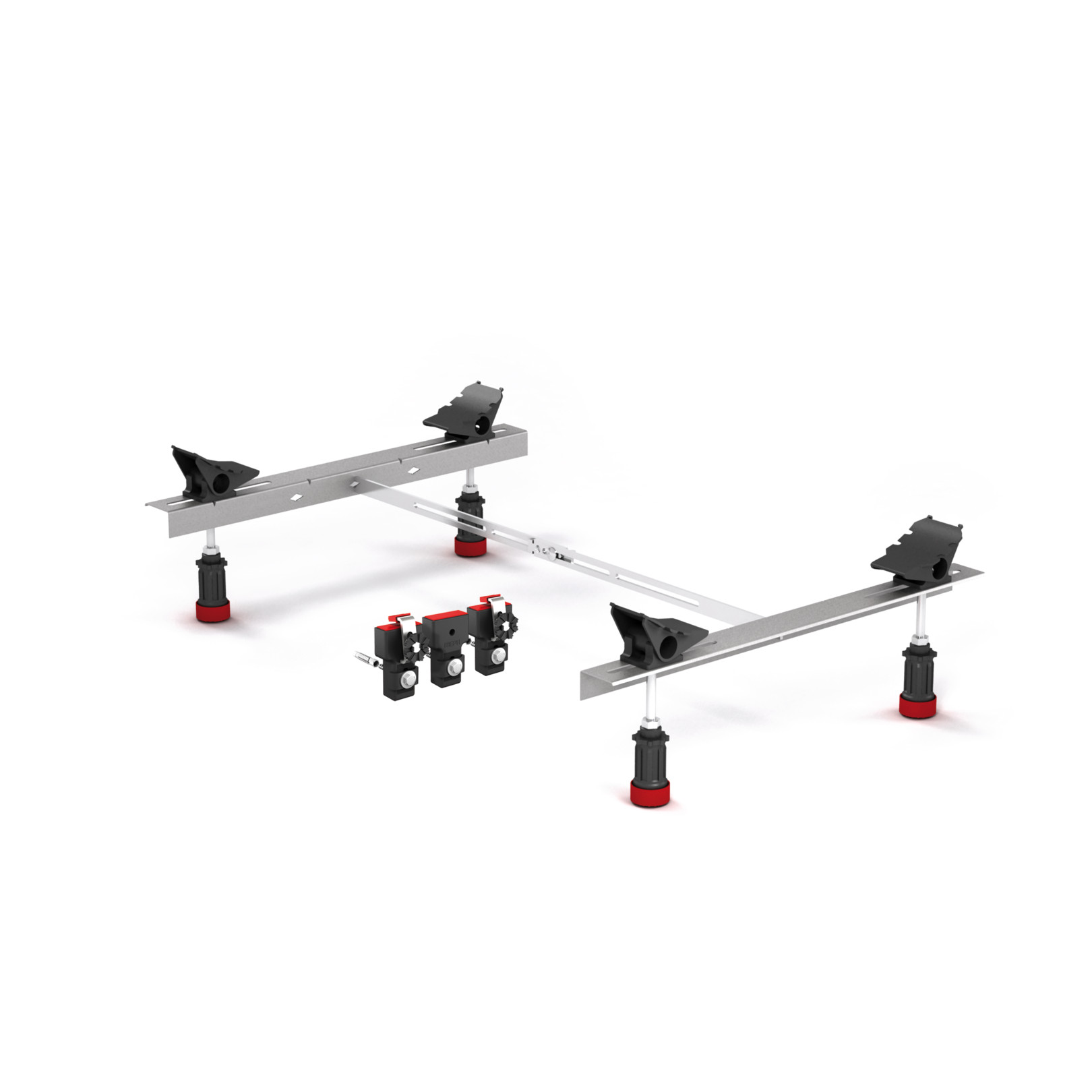MEPA Badewannenfuss WS-Plus 110010 ADS Stahlwannen bis 180x80 schallgedämmt 4027952003886