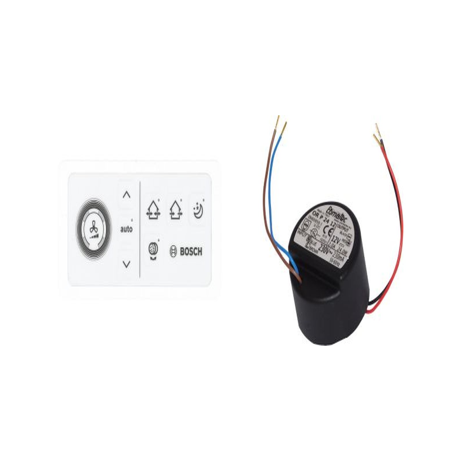 Bosch Komfortbedieneinheit Lüftungsregler CV 40 H/U Unterputz V2000D 43 4 Stufen Feuchteregelung 7735600365