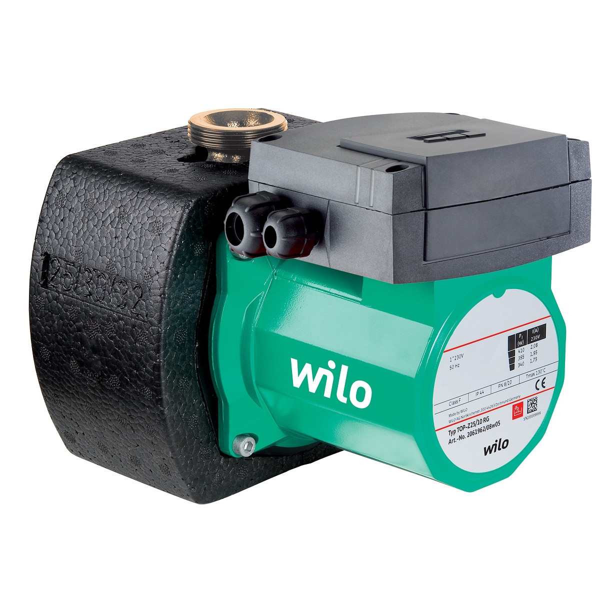 Wilo Nassläufer-Standardpumpe TOP-Z 30/7 3x400 V PN 10 RG G2 180W 2048341