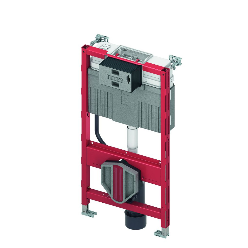 TECE WC-Modul TECEprofil 9300322 Spülkasten Betätigung vorne Bauhöhe 980 mm schallgedämmt vormontiert 4027255085640
