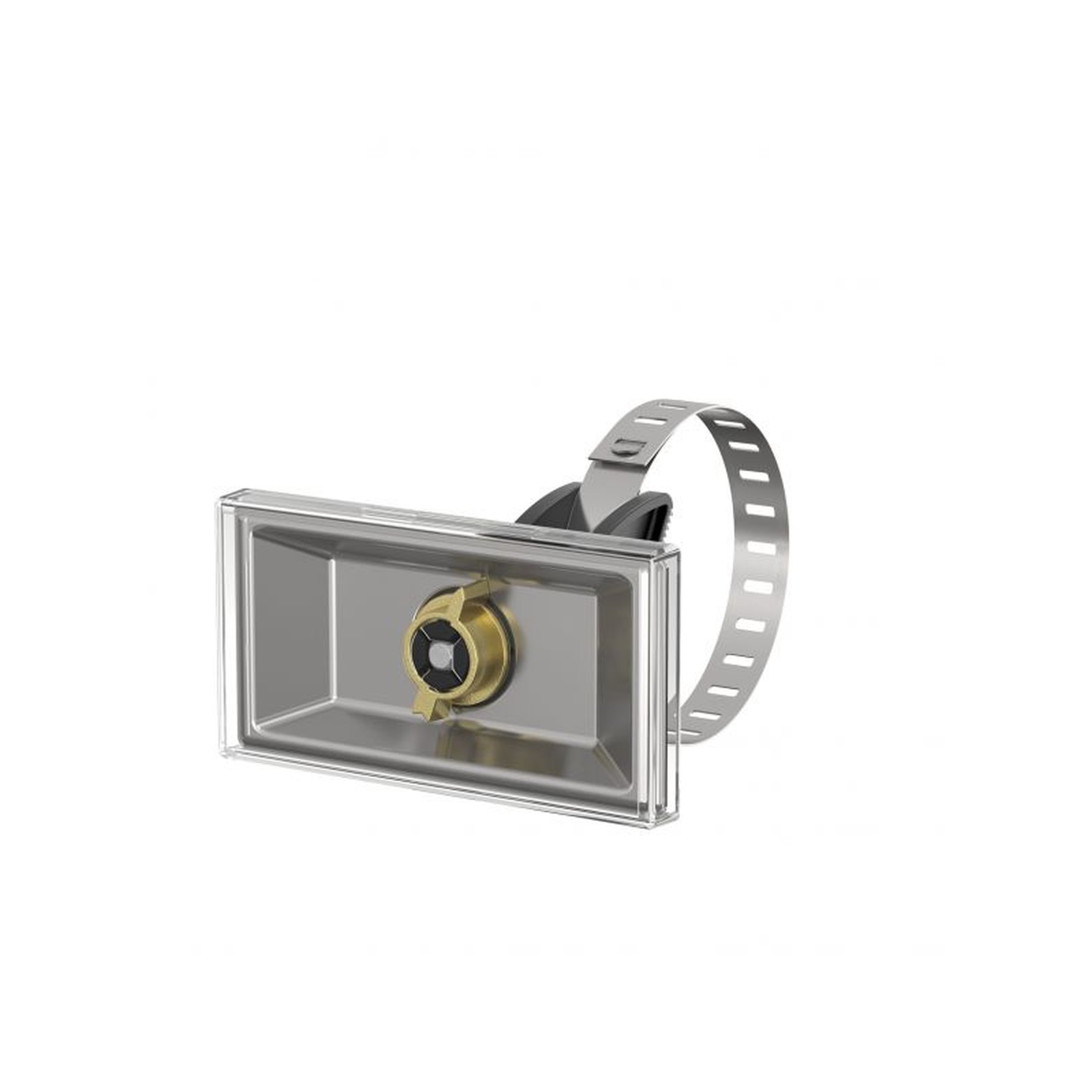 FLAMCO SIMPLEX Universalhalter Spannband Edelstahl V2A Schilderhalter 100x50mm 10 Stück F55002