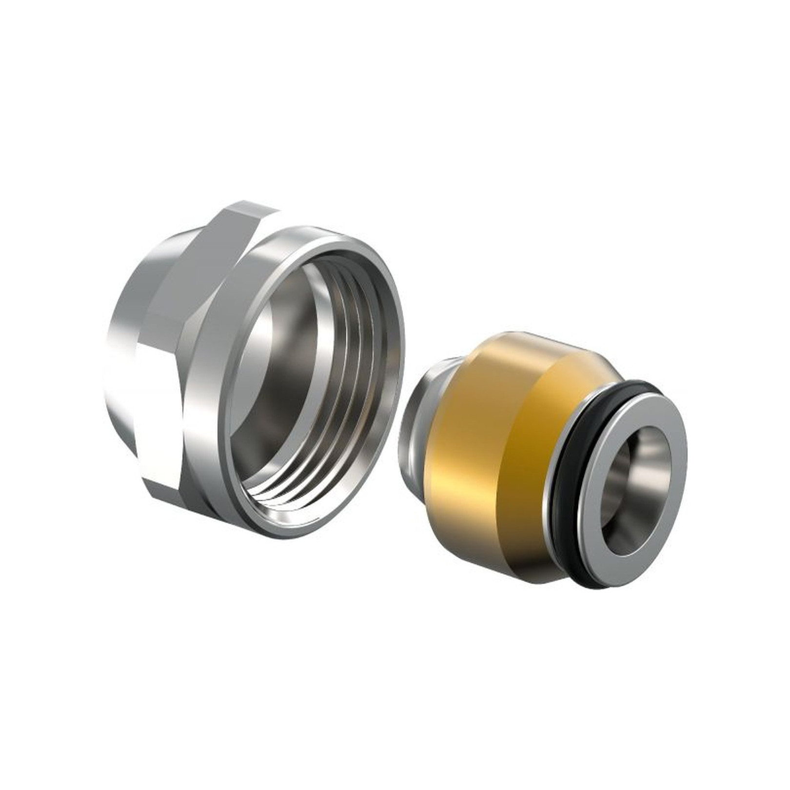 Uponor Uni-X Verschraubung MLC 20 G-3/4 Euro Messing verzinnt 1058092