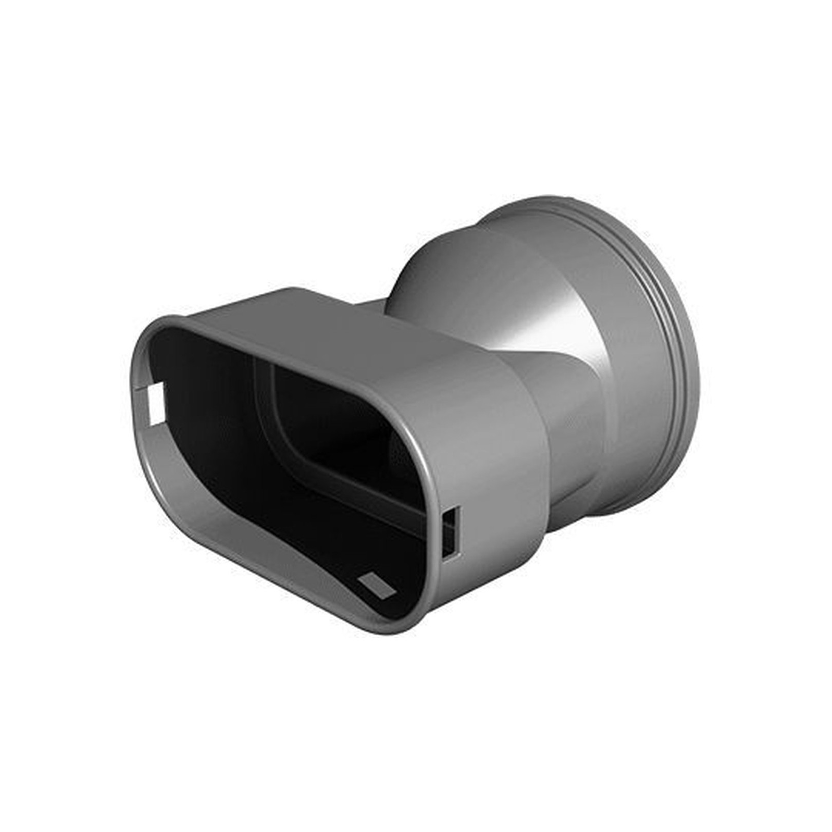 Wolf Adapter Flachkanal 50x100 Luftverteileranschluss antistatisch antimikrobiell Kunststoff 2577599