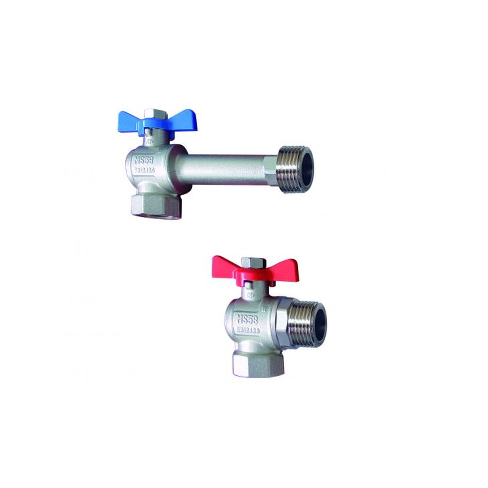 Purmo Kugelventilset TempCo Eck 1 Zoll 1 Zoll FFJAMVNP44F44V5