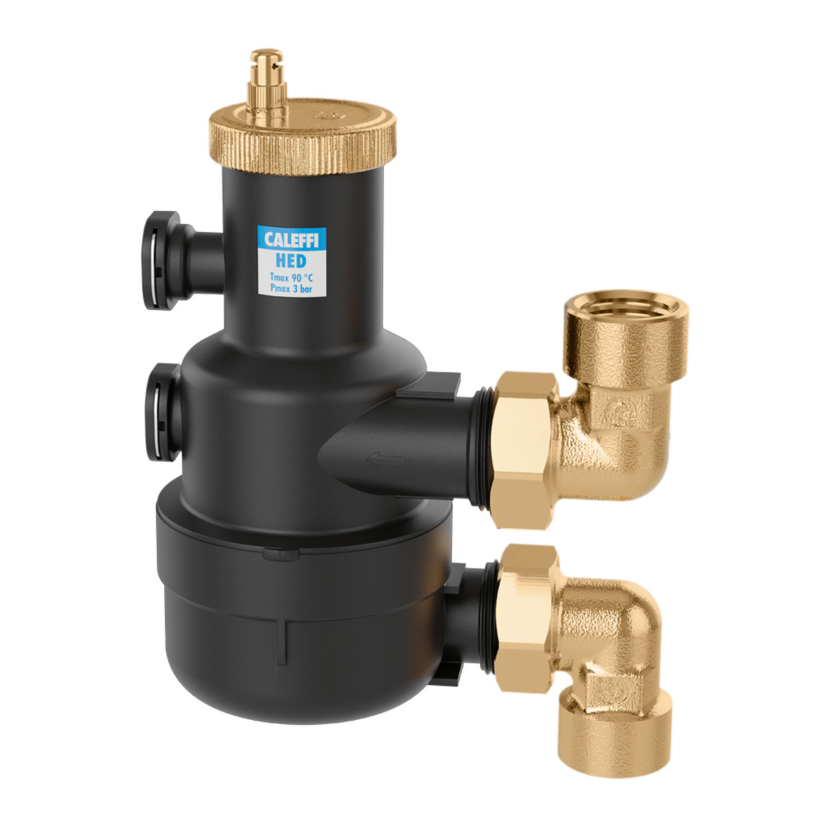 Caleffi Entlüfter HED Hocheffizienz 1-1-4-Zoll IG Heizungszubehör 551607