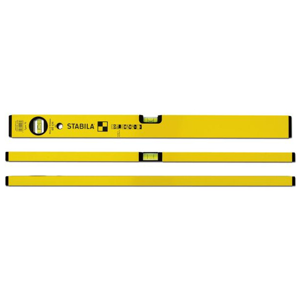 Stabila Wasserwaage Type 70 Aluminium 400mm 2 Libellen beschichtet gelb 02282