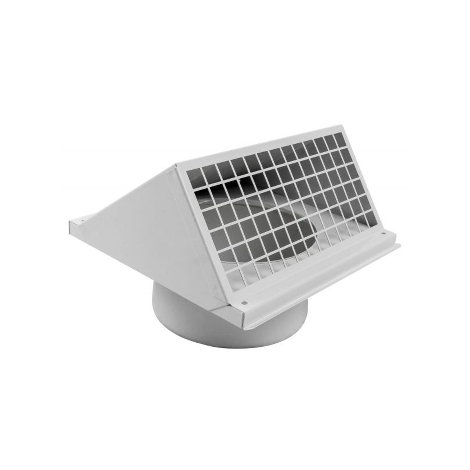 Wolf Wandhaube CWL DN160 weiß Außenwandanschluss Metall pulverbeschichtet RAL9010 2575810