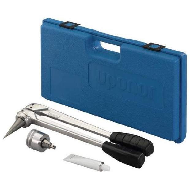 Uponor Minitec Aufweitwerkzeug 9,9x1,1 Handaufweitzange Aufweitkopf Comfort Pipe Koffer 1006247