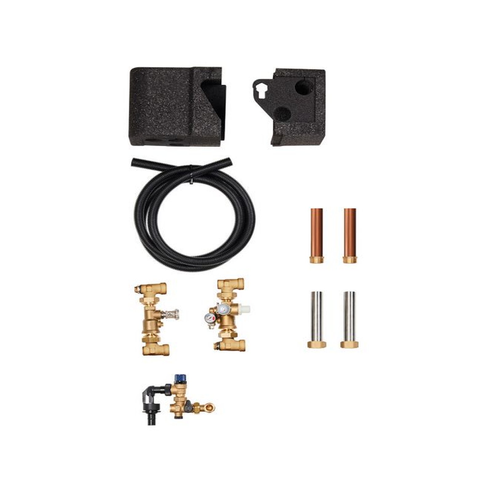 Vaillant Anschluss-Set bauseitige Verrohrung uniTOWER Wärmedämmschalen Sicherheitsventil Manometer 0020250220