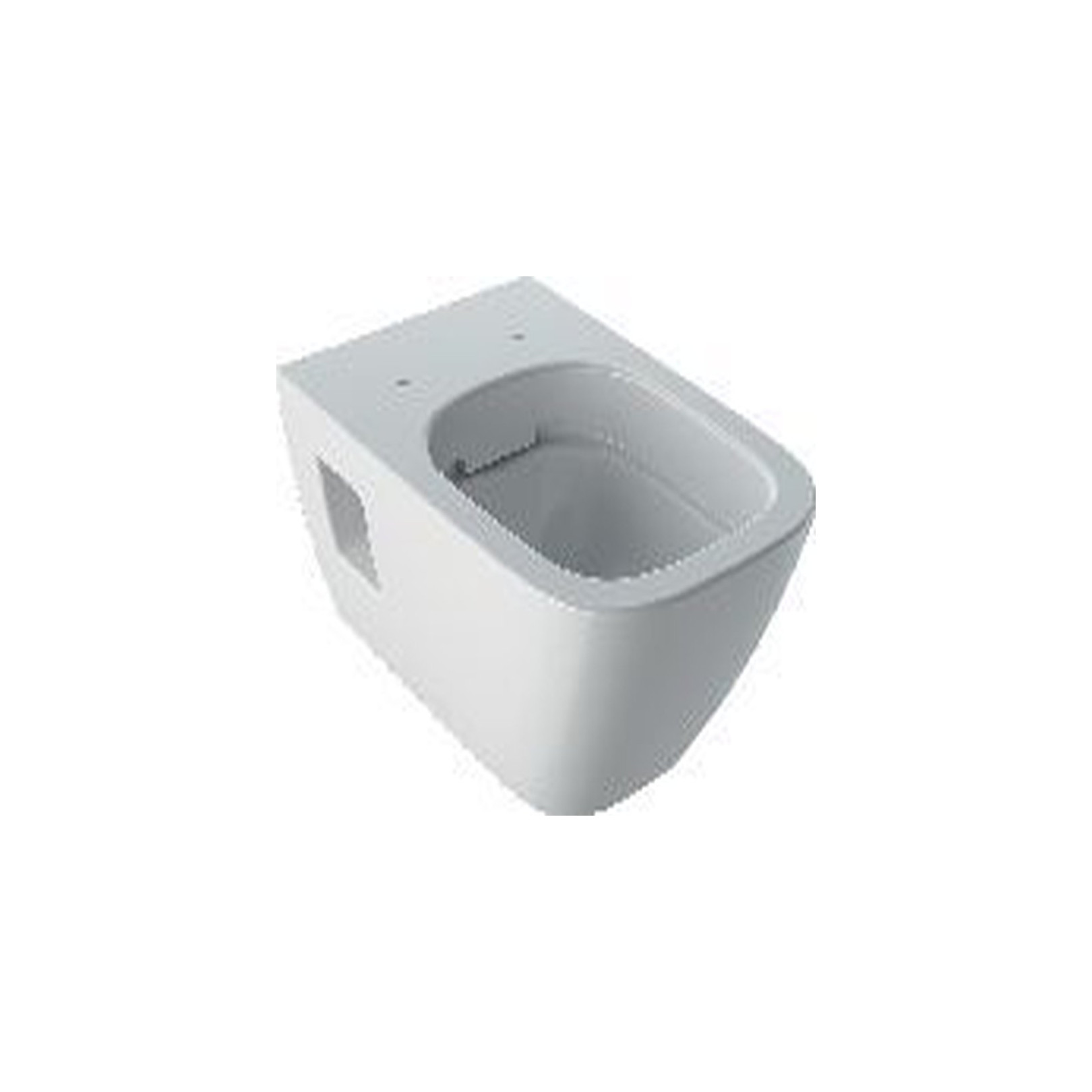 Geberit Wand-WC Renova Plan spülrandlos Rimfree teilgeschlossene Form Tiefspüler Keramik weiß 500378011