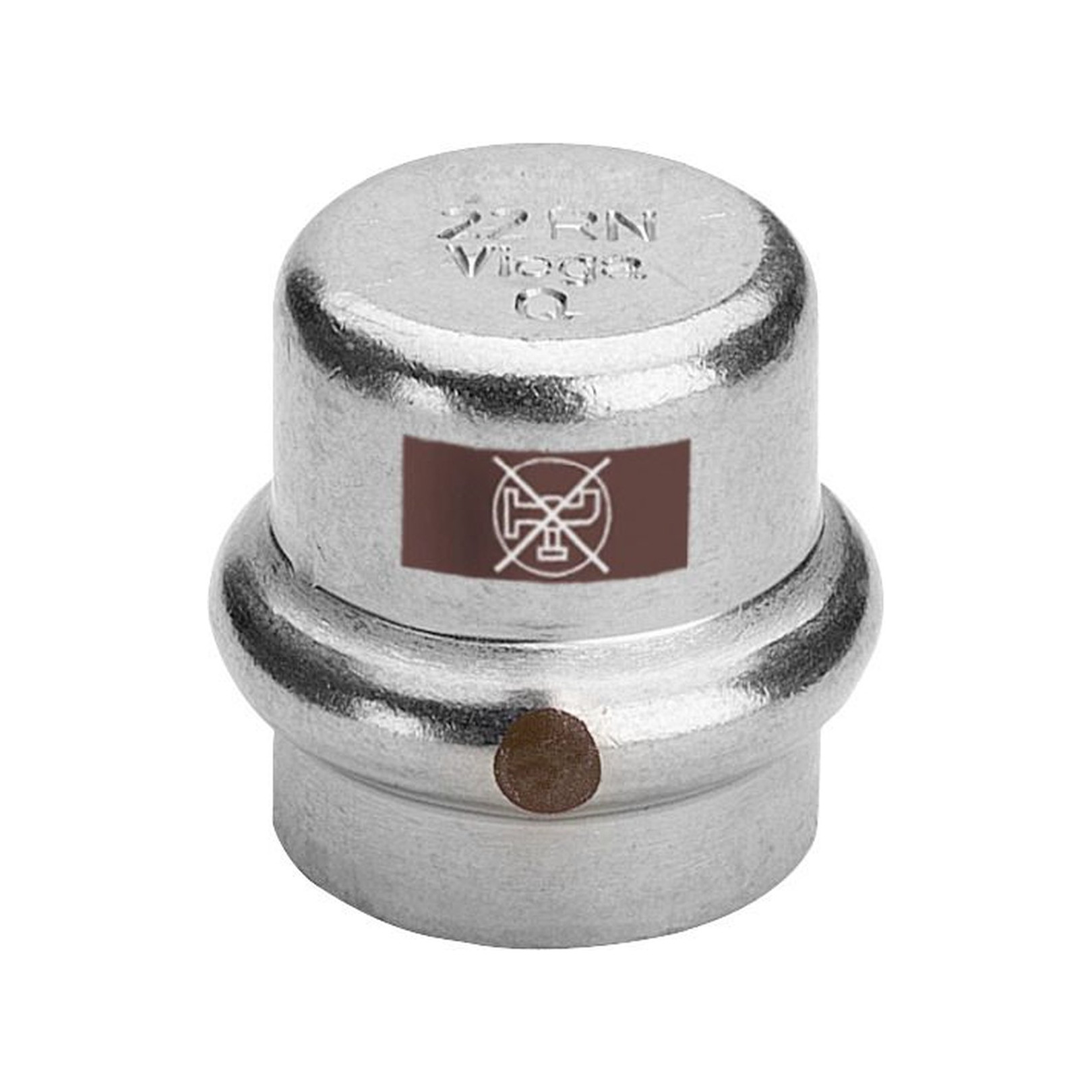 Viega Temponox Kappe 1756 SC-Contur Edelstahl 28mm 811983