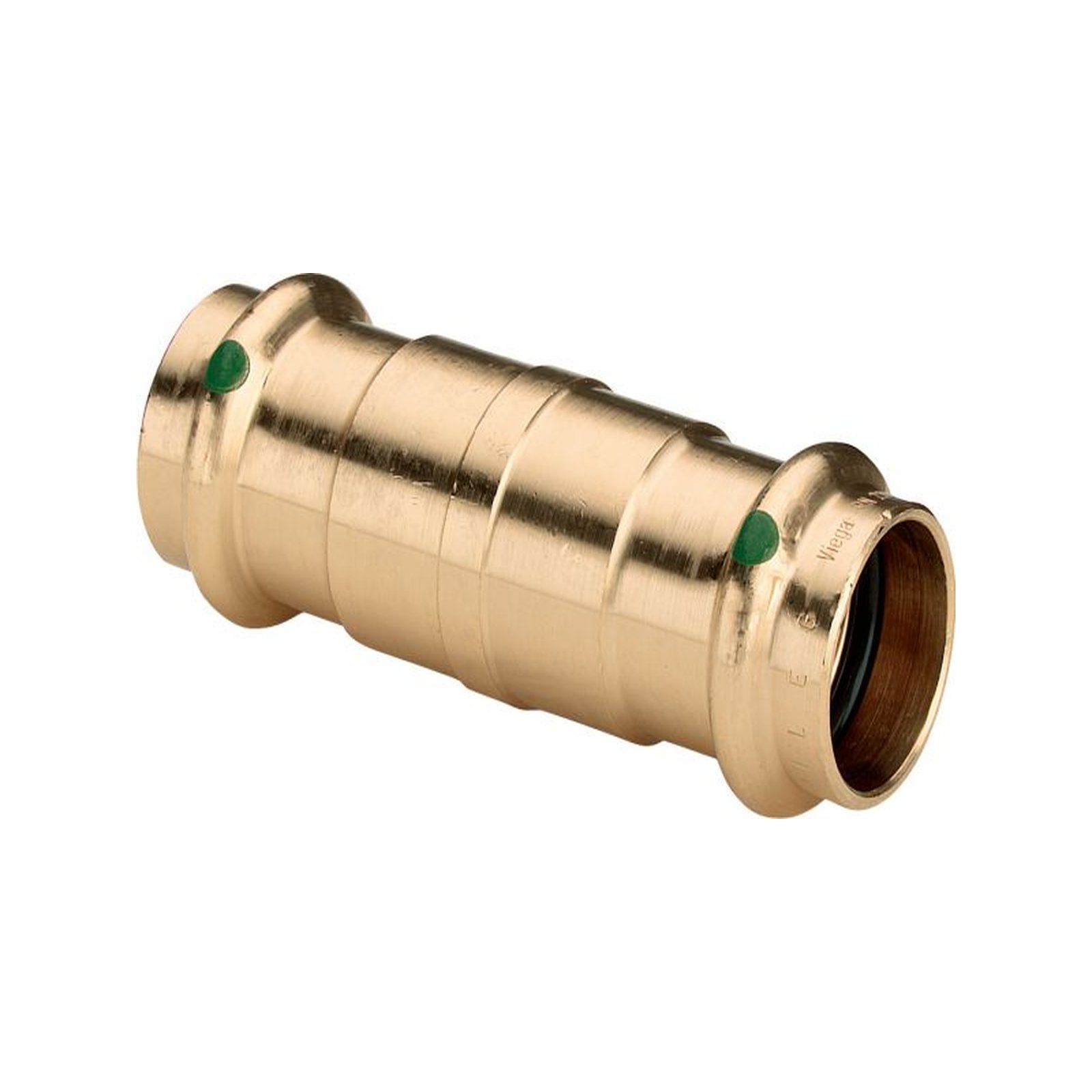 Viega Pressfitting Sanpress 2215.5 Schiebemuffe 18mm SC-Contur EPDM Rotguss Siliziumbronze 287061