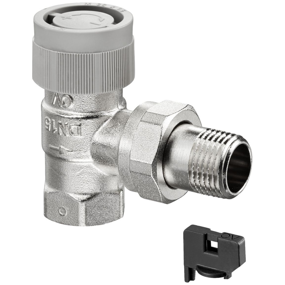 Oventrop Thermostatventil AQ DN20 Eck R3/4 Q-Tech stufenlose Voreinstellung 1183066