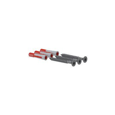 NORMBAU Befestigungs-Set Serie Nylon Vollziegel Beton Kalkstein SX 12x60 mm Dübel Edelstahl A2 0447690000