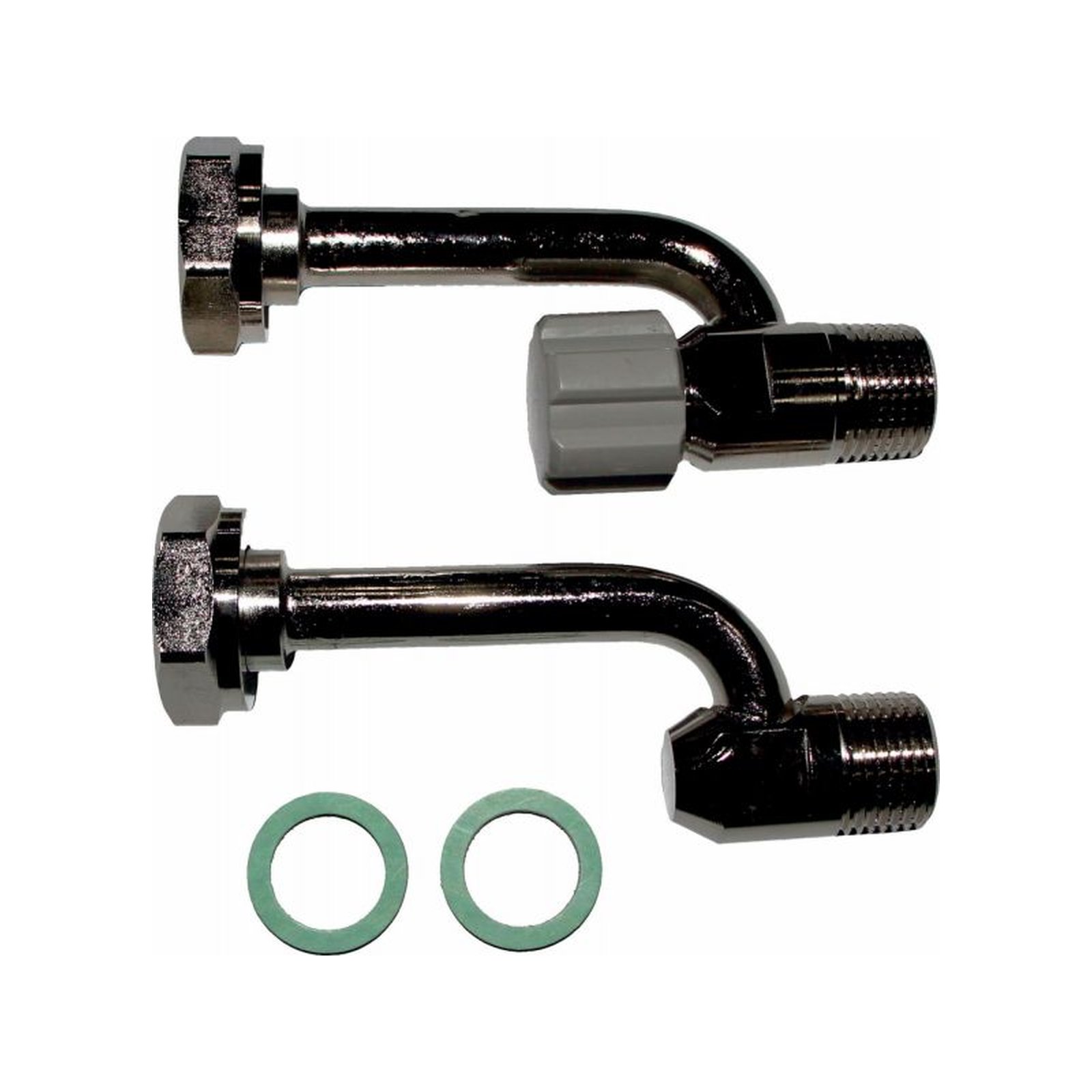 Wolf Anschlussteil Warm-/Kaltwasser 1/2 Zoll Aufputzinstallation verchromt Absperrventil 2071677