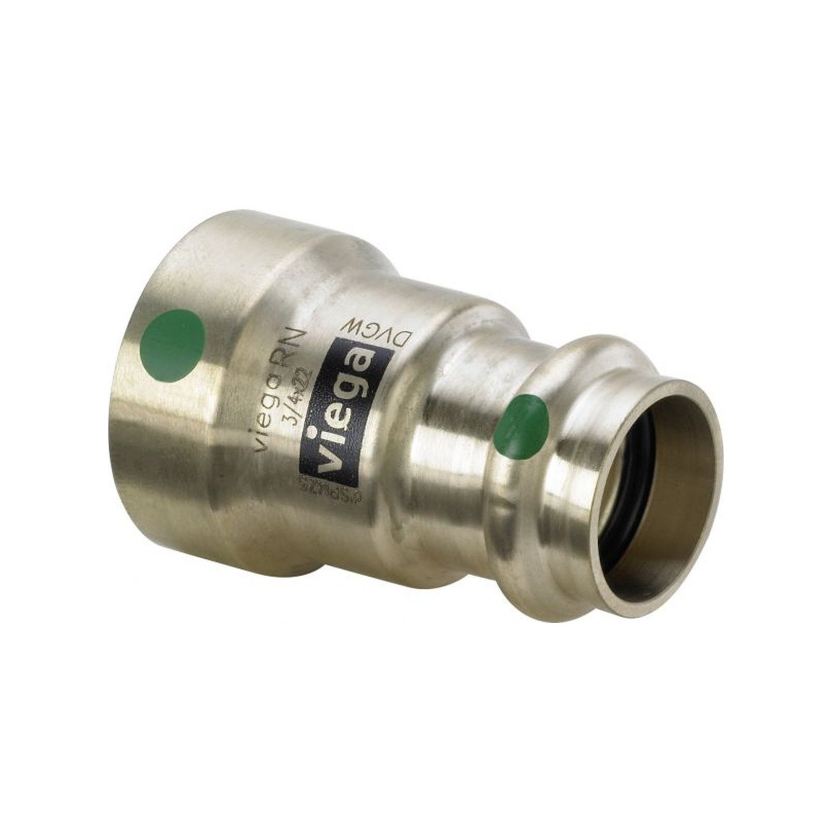 Viega Megapress Übergangsstück 4213.2 1-2 Zoll 15mm Siliziumbronze 736255