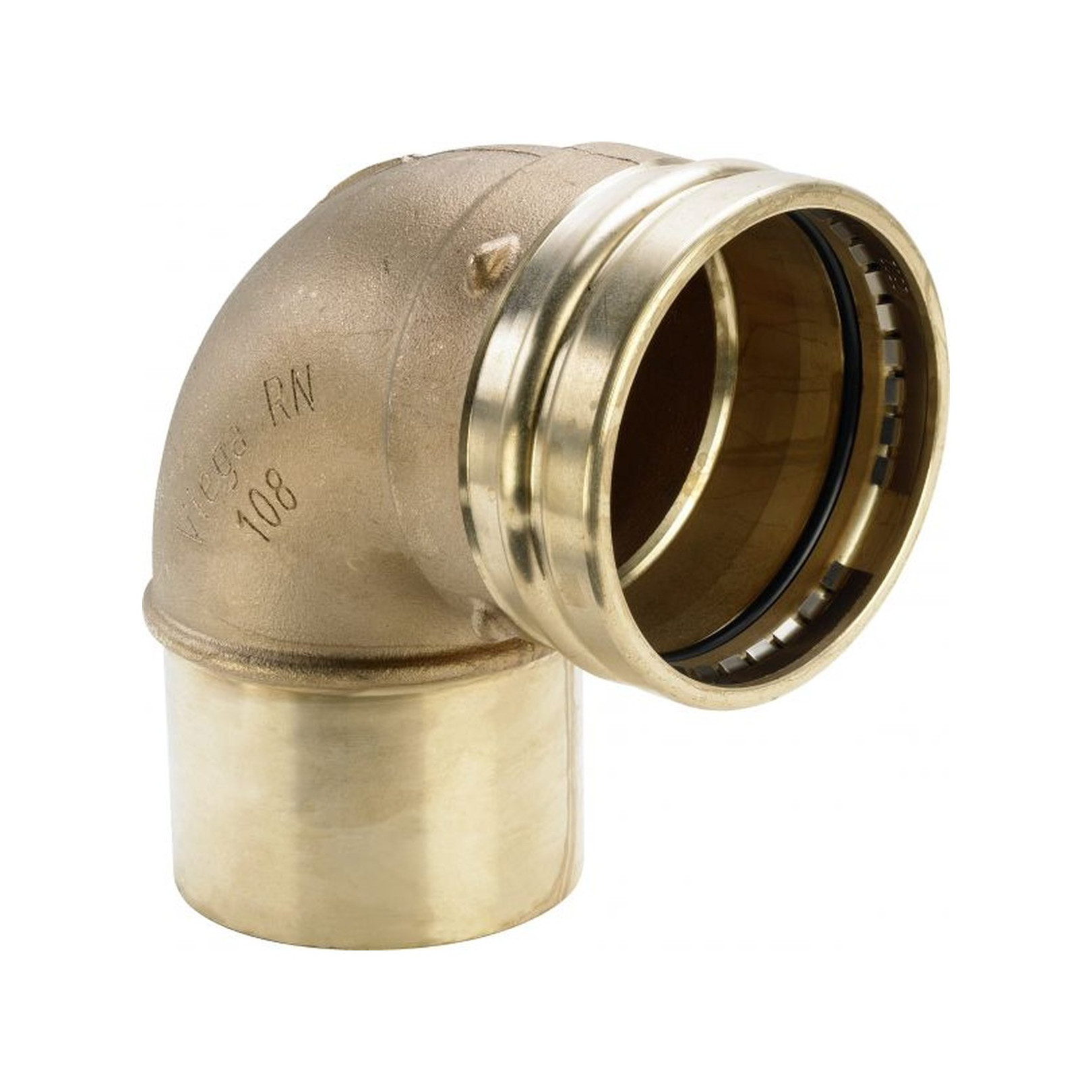 Viega Sanpress XL Bogen 90 Grad Rotguss 76,1mm SC-Contur EPDM 353650