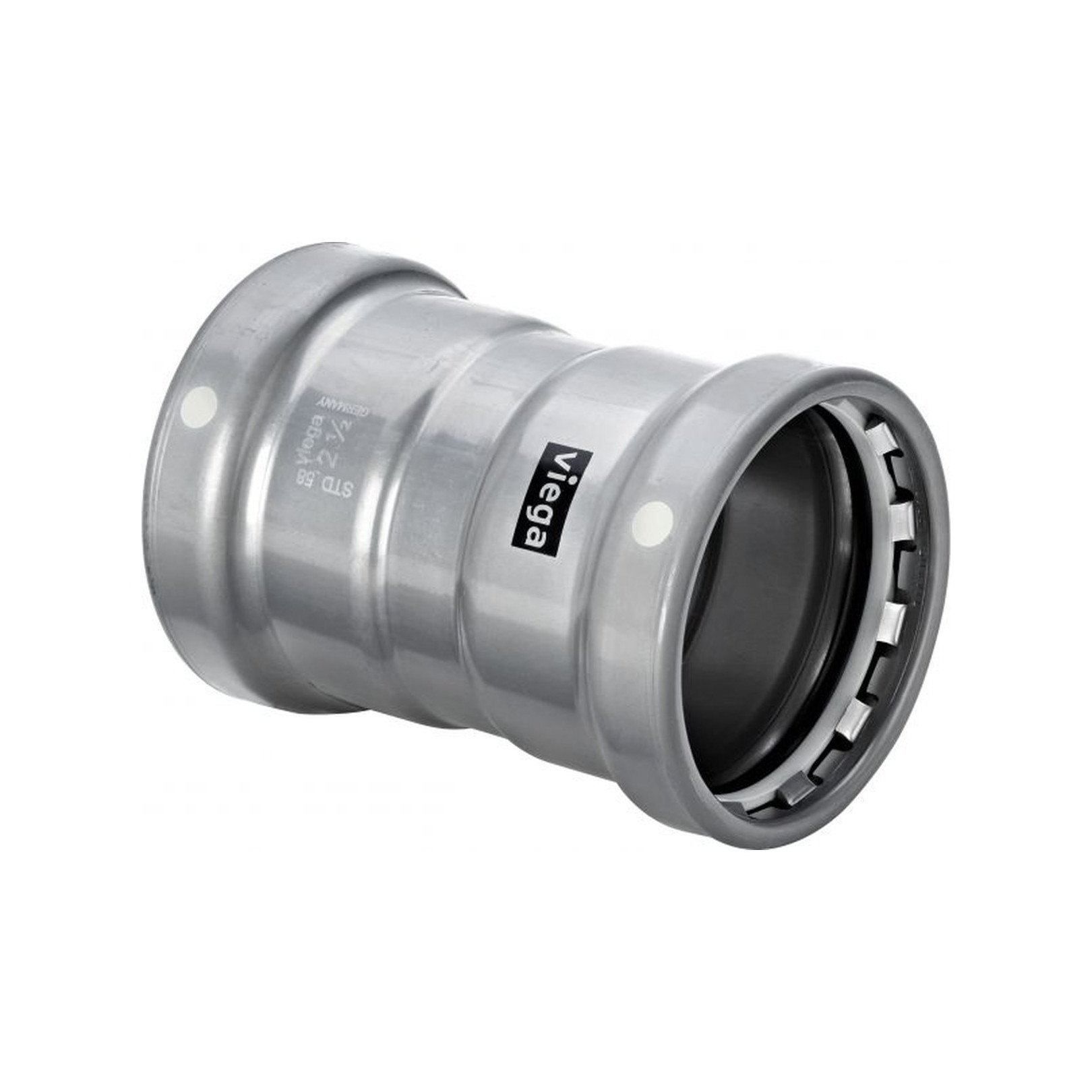 Viega Megapress Muffe 4215XL 4 Zoll Stahl Zn-Ni SC-Contur 751753