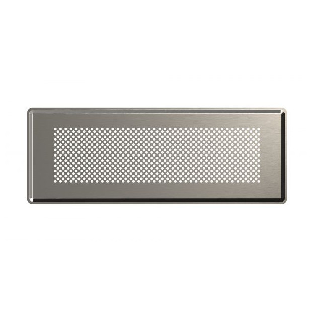 Zehnder Design-Abdeckgitter ComfoGrid Venezia Edelstahl 350x130mm Lochdesign 990322087