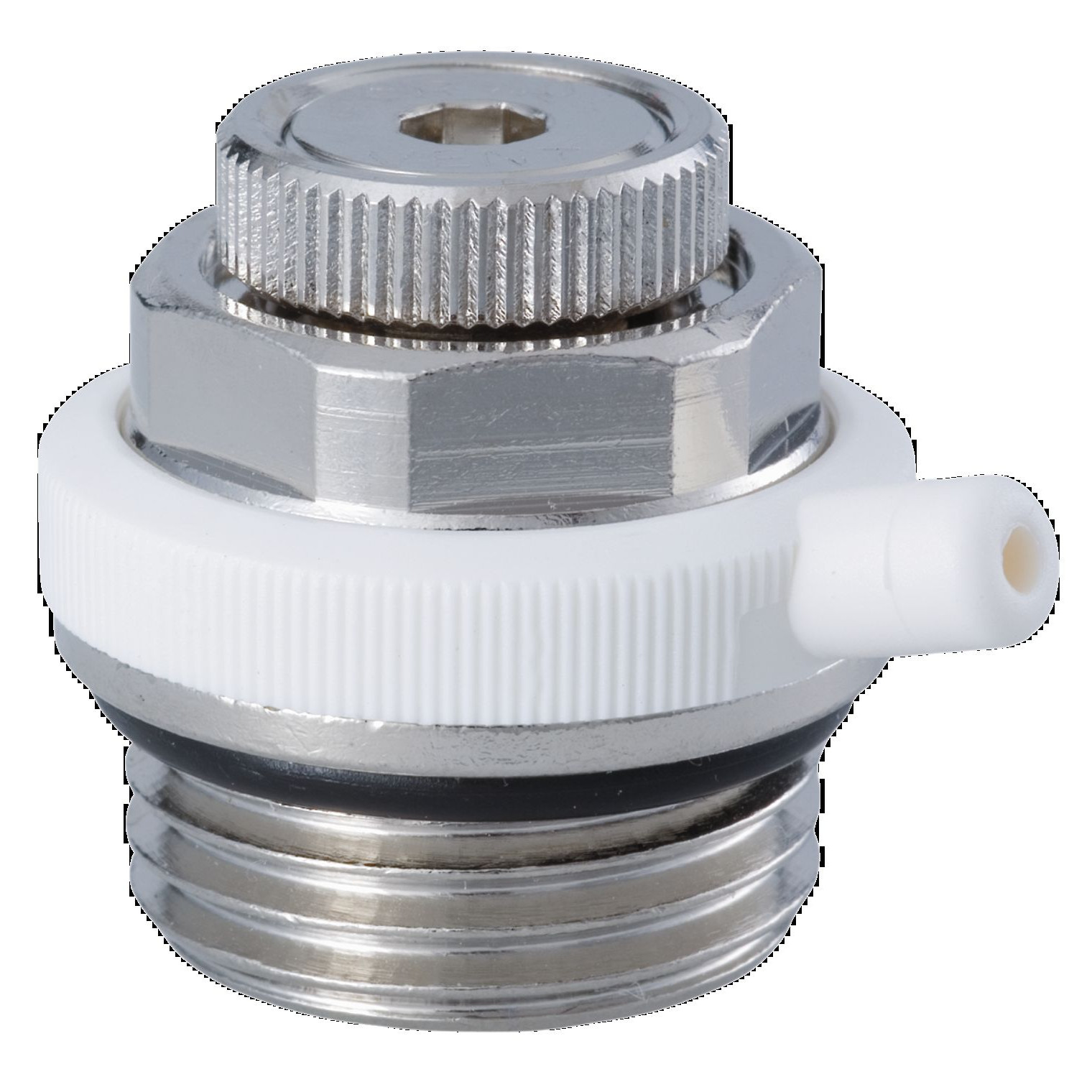 Hummel Entlüftungsautomat G1-2 O-Ring Messing vernickelt 2520120001