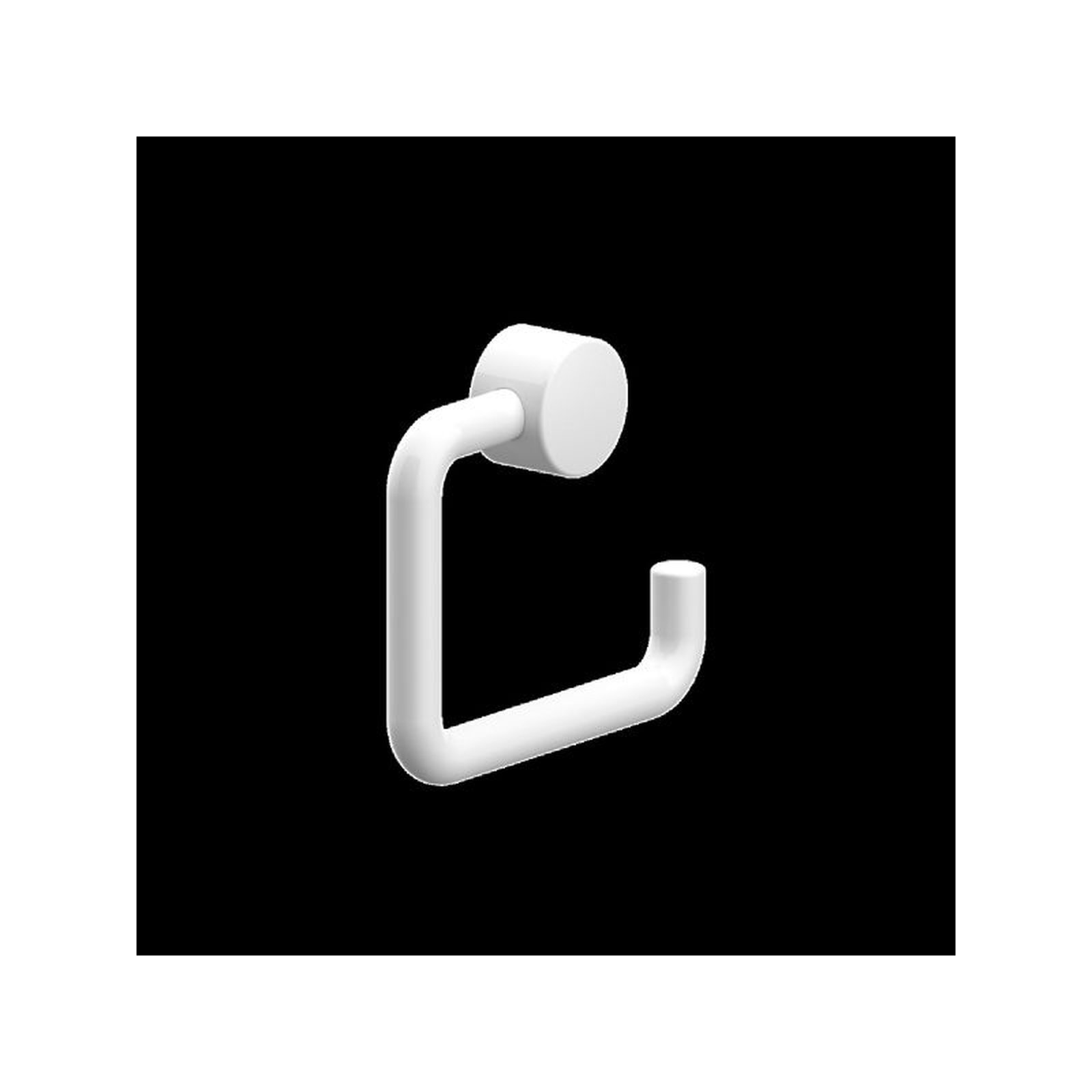 NORMBAU Papierrollenhalter Nylon Care 0399010 Weiß Wandmontage verdeckte Verschraubung 0399010019