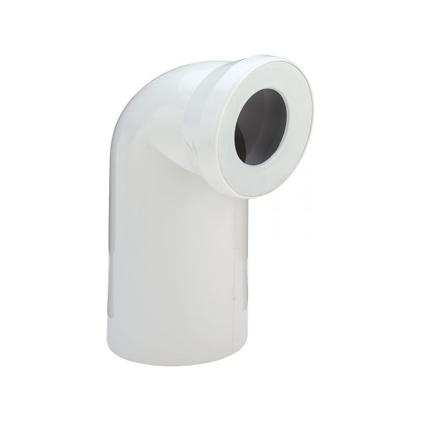 Viega WC Anschlussbogen 90 Grad DN100x230mm Kunststoff Lippendichtung weiss 100551