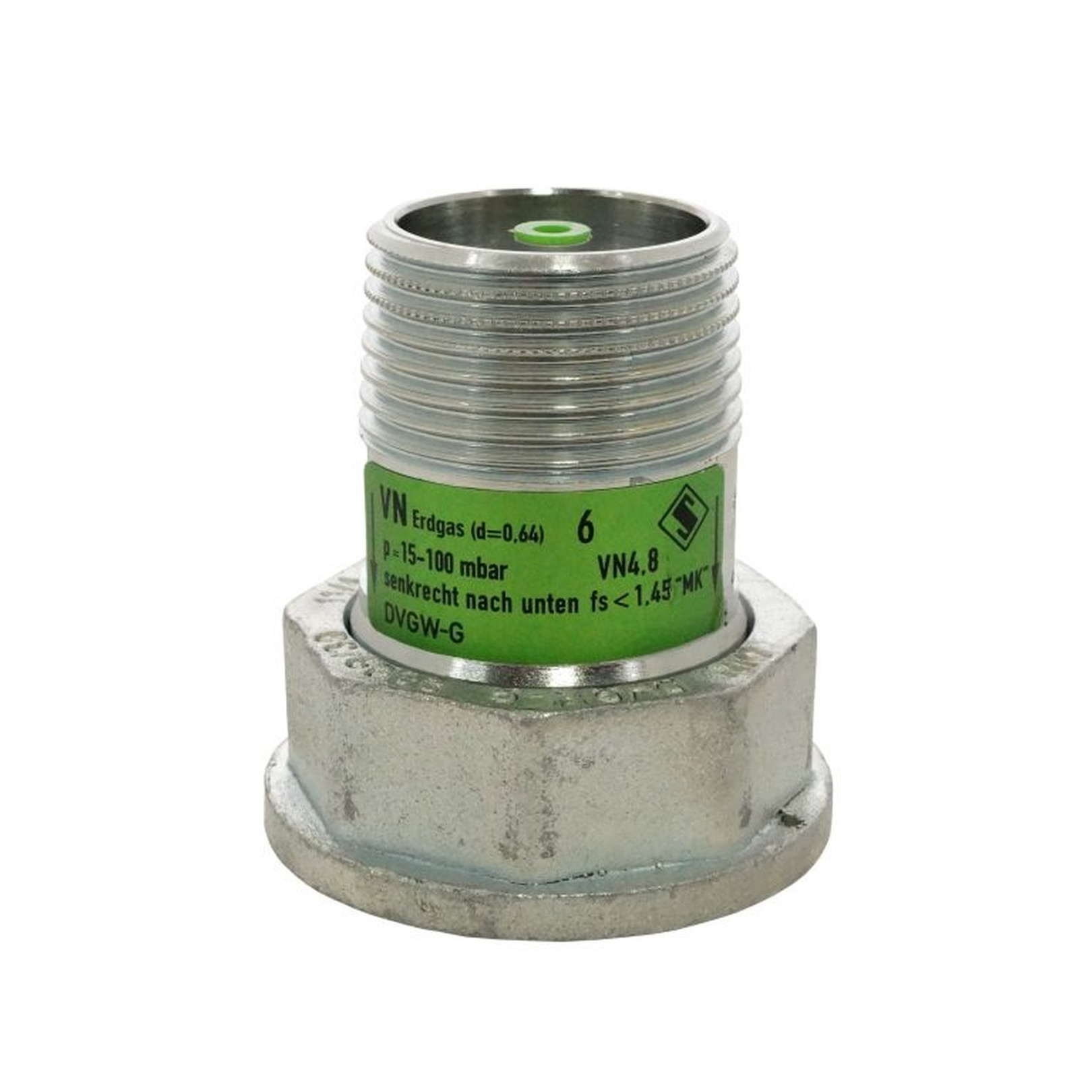 Aalberts Gaszählerverschraubung 549560 DN25 6cbm-h Gasströmungswächter Typ K 0211285