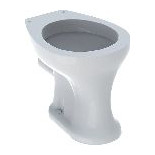 Geberit Stand-WC Kinder Bambini Flachspüler 35 cm weiß Sanitärkeramik Spülrand 211500000
